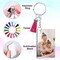 120 Pieces Sublimation Keychain Blanks Bulk Sublimation Keychain Blanks Set with Rectangle Sublimation Blanks, Keychain Tassels, Keychain Rings and Jump Rings for DIY Keychain Crafting